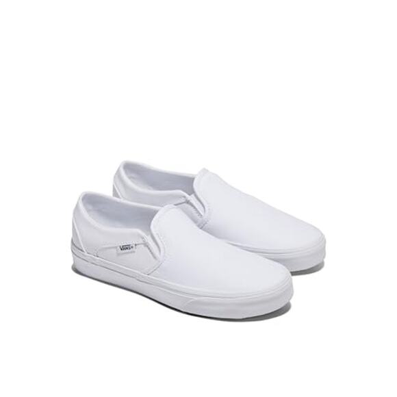 NWT Vans Women’s Asher Slip-On Sneakers True White Size 8 - Picture 2 of 7